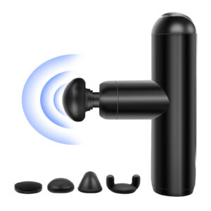 Mini Portable Travel Massage Gun Muscle Recovery Therapy Device For Gym Workout Home Office Body Relaxation And Pain Relief