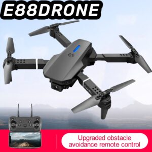 The Battery Configuration Of The E88 Smart Camera Drone Features Real-time Image Transmission From A Single Camera. It Has One-click Touch And Landing Functions. This Is A Foldable Remote-controlled D